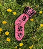 Wind Mill Socks ( Pink-Black)